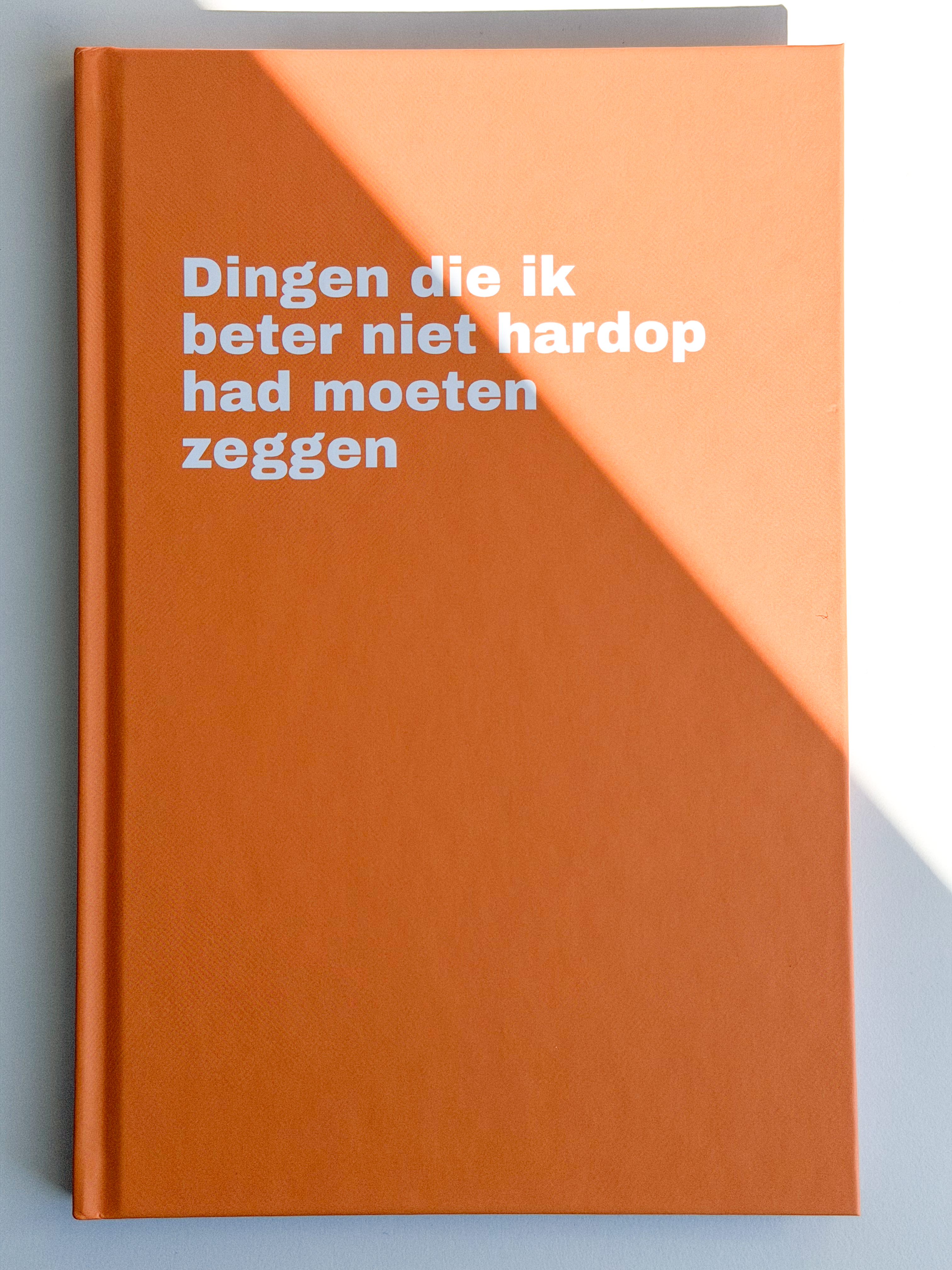 Notitieboek "Dingen die ik beter niet hardop had moeten zeggen"