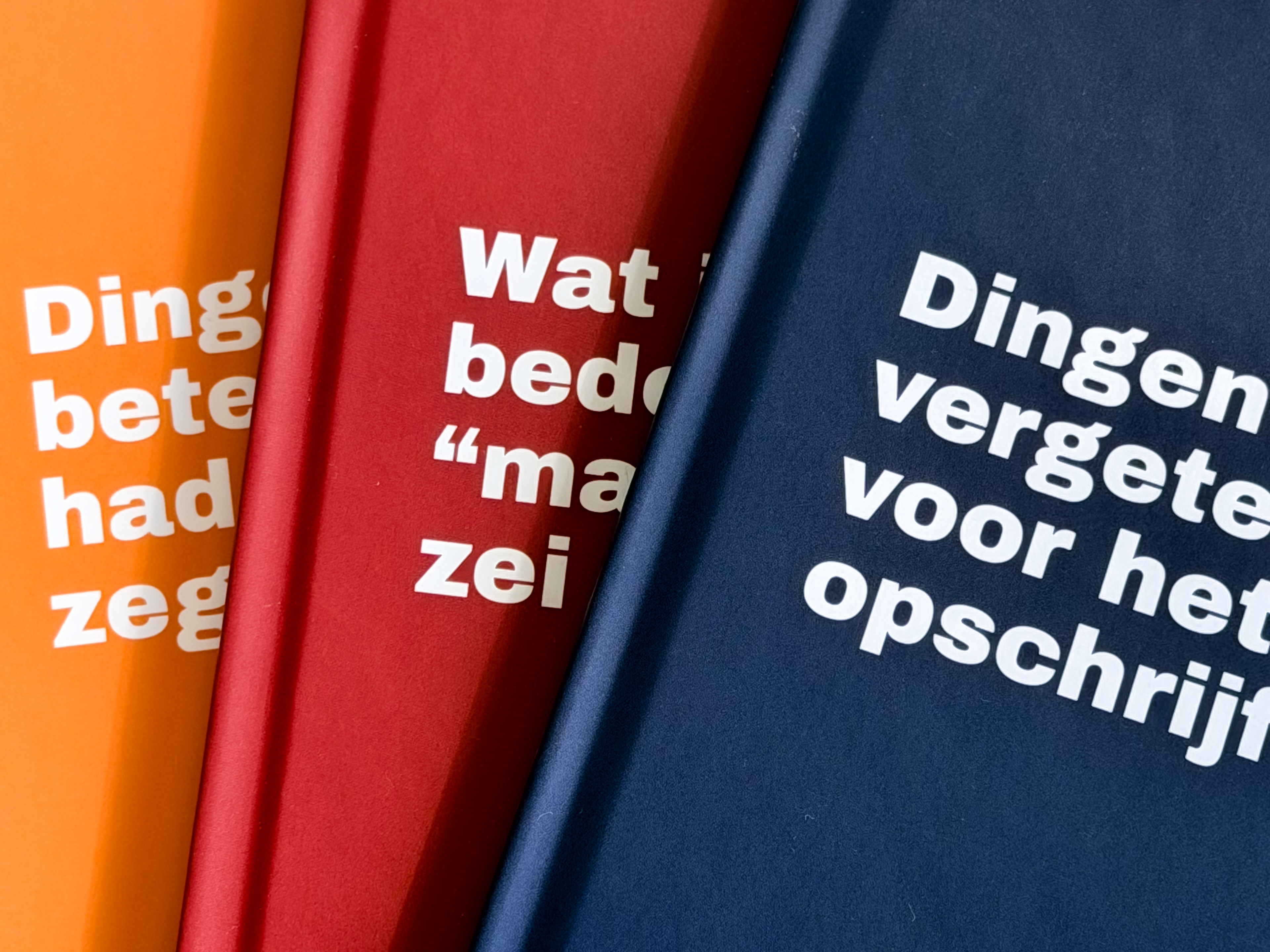 Notitieboek "Dingen die ik beter niet hardop had moeten zeggen"